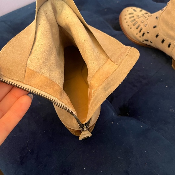 TWIN-SET SIMONA BARBIERI Western Studded Booties - Picture 10 of 12